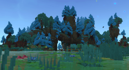WorldgenV2 - alberi a cono blu